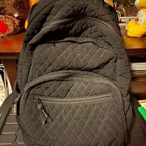Vera Bradley Black Quilted Backpack
